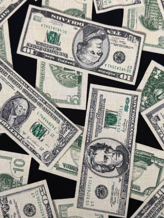Maddys grip chalk bag - Dollar Bills